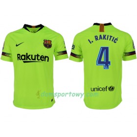 Koszulka FC Barcelona I. RAKITIC 4 Wyjazdowe Koszulki Piłkarskie 2018-2019 Krótki Rękaw